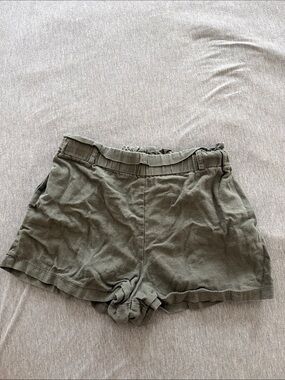 Have Olive Green Athletic Pull-On Shorts
